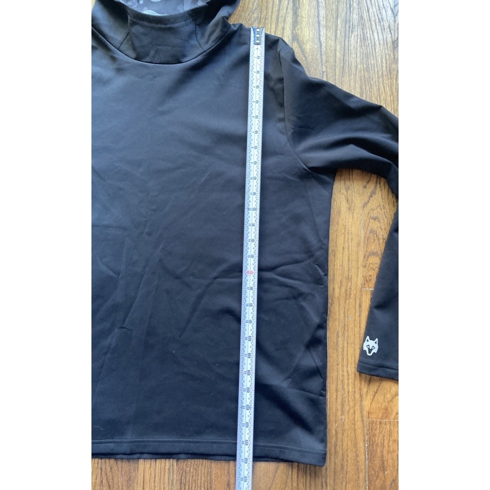 Greyson Hoodie Mens Size Large Black Cokato Camo Accent Performance Stretch - Picture 5 of 10